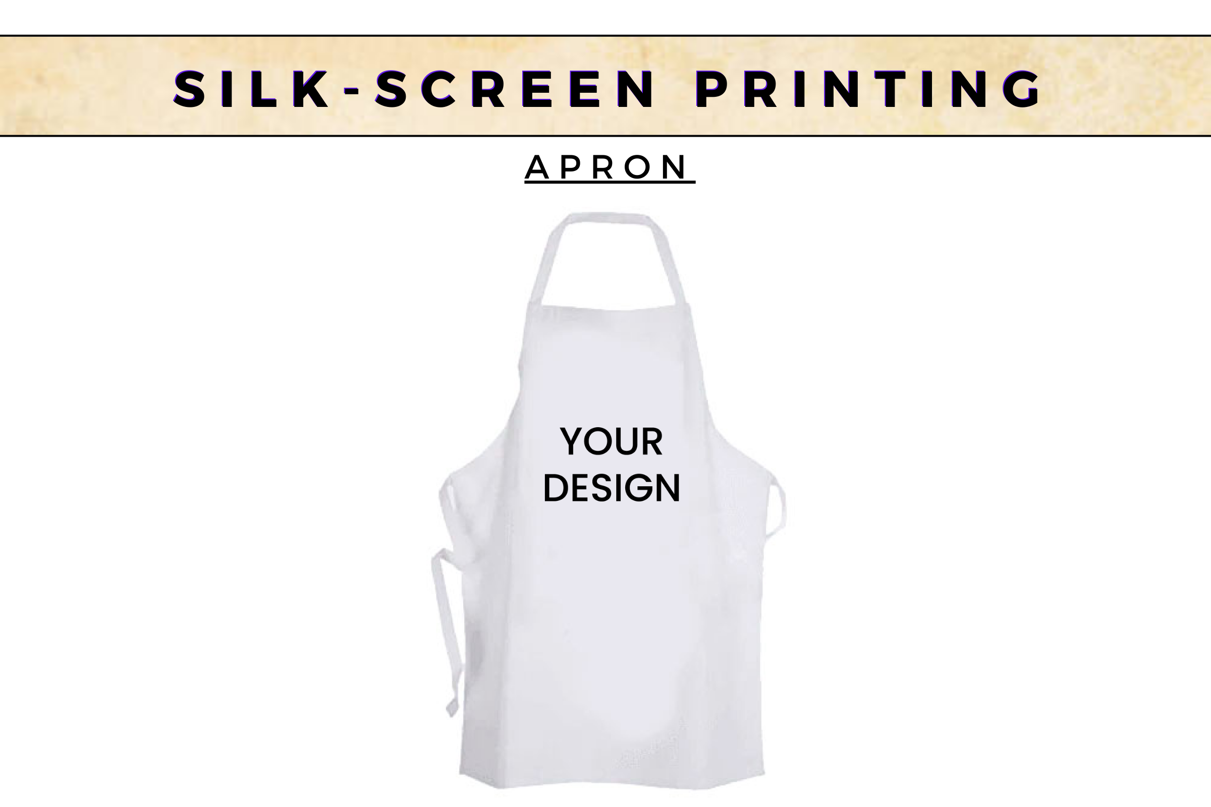 Apron Silk Screen Printing